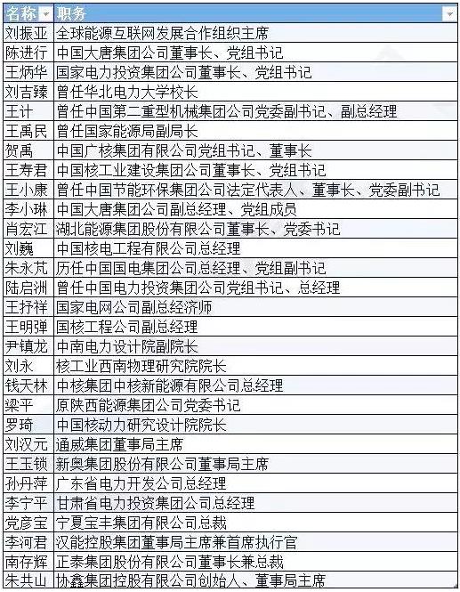 有哪些能源電力大佬將參加兩會？
