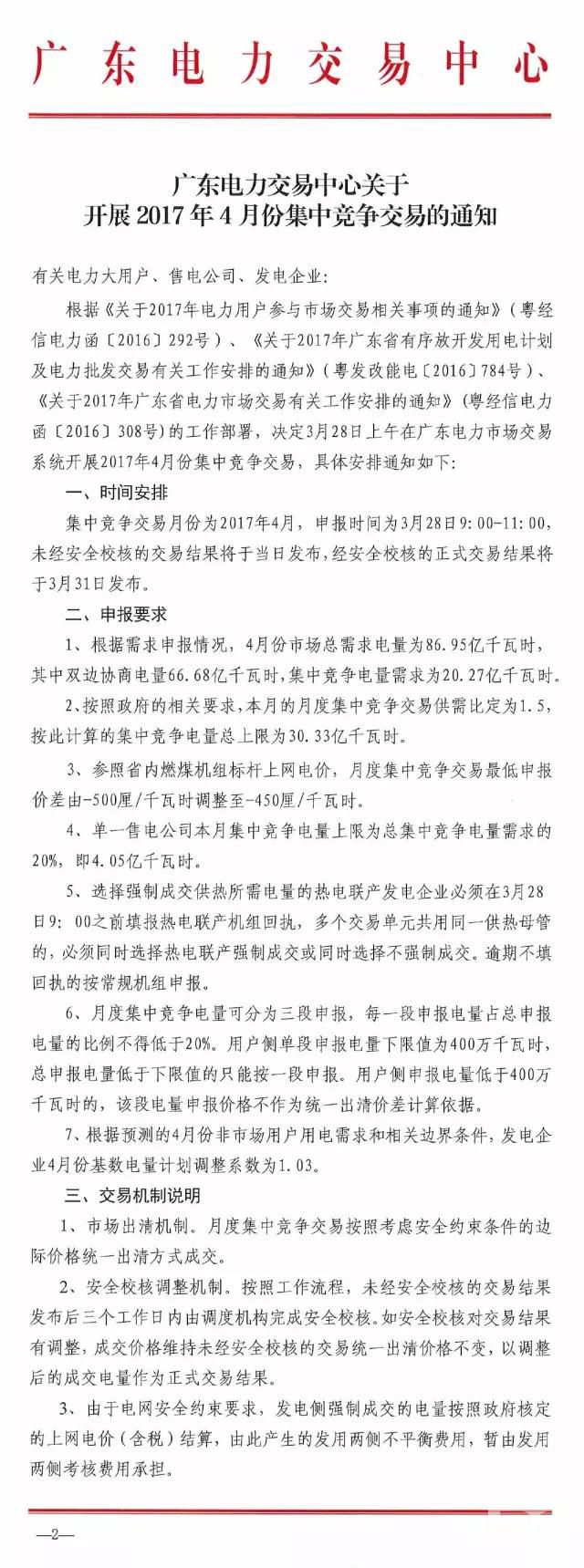 廣東4月份集中競價交易猜想 會到多少分？