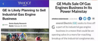 聚焦｜GE“可能計劃出售工業(yè)燃?xì)鈨?nèi)燃機(jī)”的背后：工業(yè)大拿齊“瘦身”！