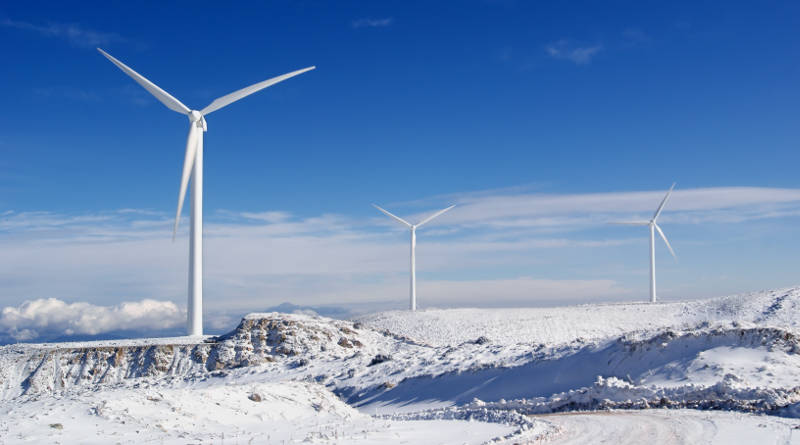 雪季無人機(jī)高空清潔風(fēng)力發(fā)電機(jī)