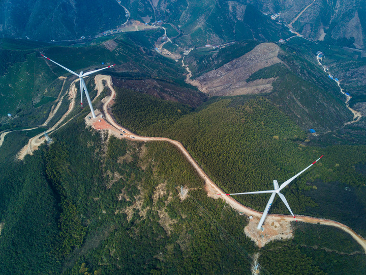 浙北最大低風速風電場一期（53MW）正式并網(wǎng)發(fā)電