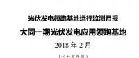 大同一期光伏發(fā)電領(lǐng)跑基地運(yùn)行監(jiān)測(cè)月報(bào)發(fā)布 各大企業(yè)表現(xiàn)如何？