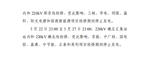 大同一期光伏發(fā)電應(yīng)用領(lǐng)跑基地運行監(jiān)測月報（2018年5月）
