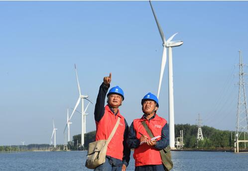 安徽首個湖面風(fēng)電場發(fā)電量超過40億千瓦時