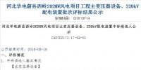 速看 | 河北華電蔚縣西嶺202MW風(fēng)電項(xiàng)目變壓器設(shè)備、220kV配電裝置中標(biāo)候選人公示 北極星<font color=