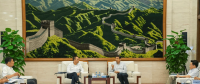大唐集團(tuán)總經(jīng)理陳飛虎會(huì)見(jiàn)東方 電氣董事長(zhǎng)鄒磊