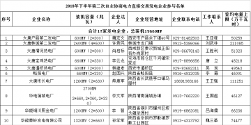 陜西省2018年下半年第二次電力直接交易:規(guī)模55.03億千瓦時 289家市場主體參與