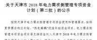 1917萬元！天津公示2018年電力需求側(cè)管理專項(xiàng)資金計(jì)劃（第二批）