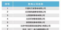 北京新增9家售電公司 1家注冊暫不生效！
